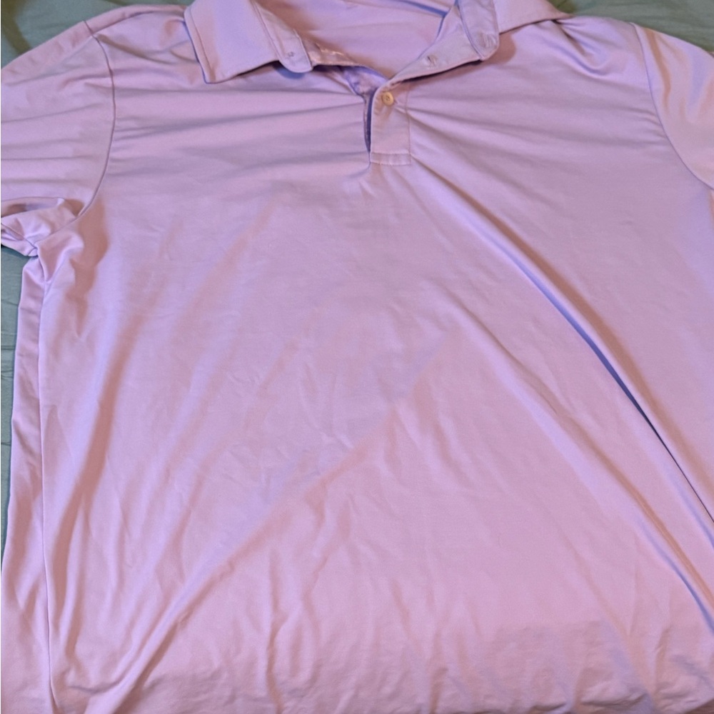Men's Periwinkle colored RLX Golf polo